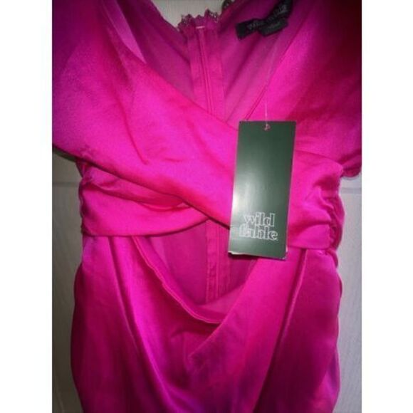 Women's Sleeveless Mesh Bodycon Dress - Size Small Wild Fable Pink - Picture 2 of 4